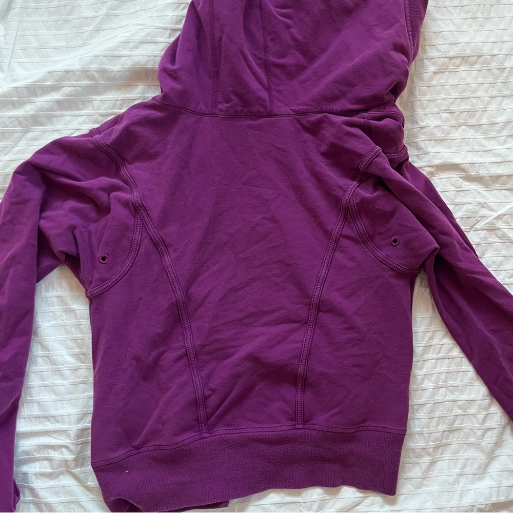 Lululemon Vintage Scuba Full Zip Hoodie - Purple - Picture 3 of 3